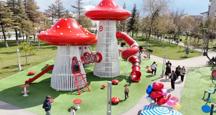 Aksaray’da oyun parkları yenileniyor