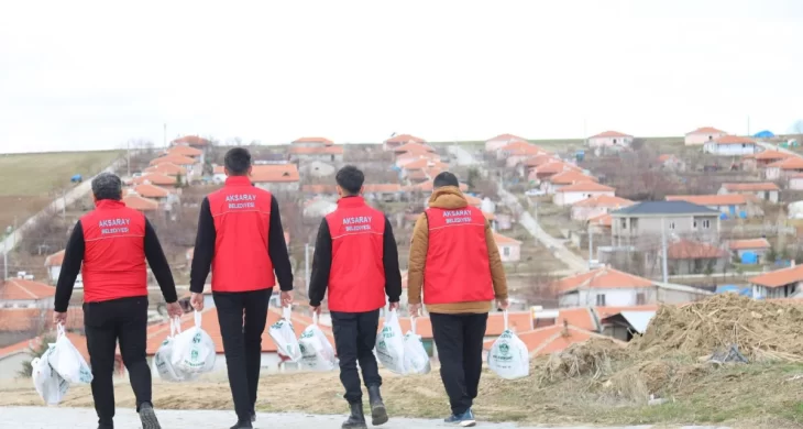Aksaray’da ramazan bereketi köylere kadar ulaşıyor