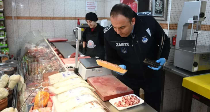 Aksaray’da kasaplara ‘hijyen’ denetimi