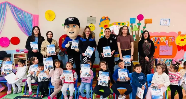 Akyaka’da Miniklere Polislik Mesleği Tanıtıldı