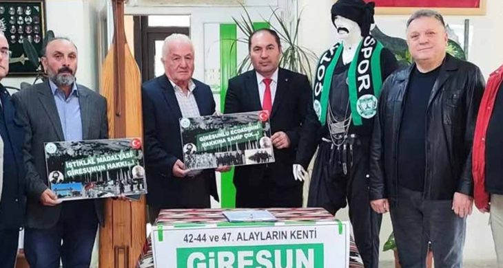 Ali Kara; Giresun’a istiklal madalyası için yollara düştü