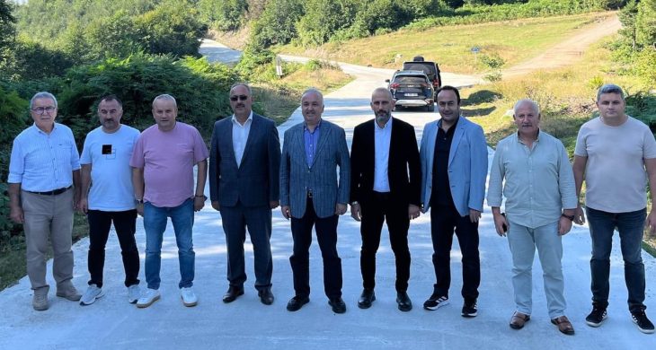 Ali Temür yayla grup yollarını yerinde inceledi