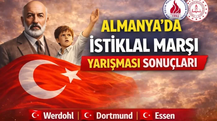 Almanya’da “İstiklal Marşı’nı Güzel Okuma” yarışması sonuçlandı