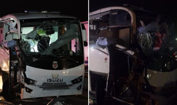 Amasya’da cezaevi nakil aracı kaza yaptı: 23 Yaralı