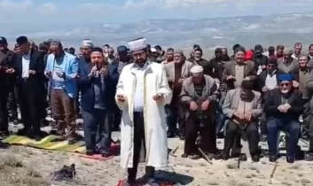 Ankara Beypazarı’nda vatandaşlar yağmur duası yaptı