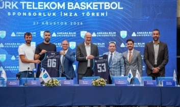 Ankara Bilim Üniversitesi ile Türk Telekom Basketbol Takımı arasında sponsorluk protokolü imzalandı