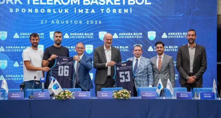 Ankara Bilim Üniversitesi ile Türk Telekom Basketbol Takımı arasında sponsorluk protokolü imzalandı