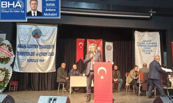 Ankara Elektrik-Elektronik Teknisyenleri Esnaf Odası Genel Kurulu’nda Aslantürk güven tazeledi