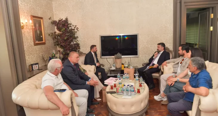 Ankara Kuryeler Esnaf Odası Başkanı Ramazan Akpınar AKK Başkanı Yılmaz’ı ziyaret etti