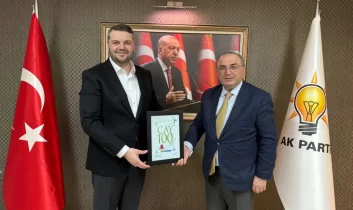 Ankara RİDEF’ten Keçiören AK Parti İlçe Başkanı Ömer Faruk İslam’a ziyaret