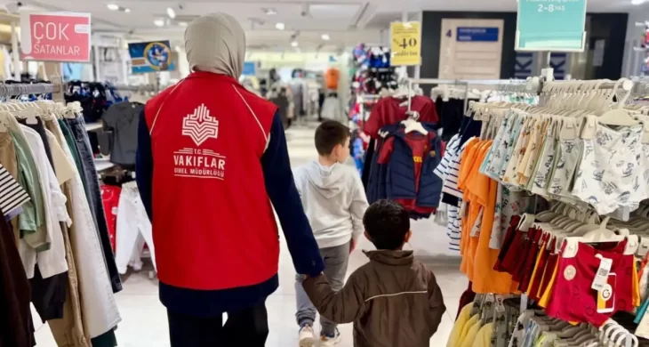 Ankara Vakıflar Bölge Müdürlüğü 5 ilde 1500 ihtiyaç sahibi çocuğa yardım ulaştırdı