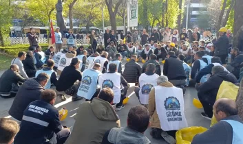 Ankara’da maden işçilerinin açlık grevi eylemi 6. gününde devam ediyor