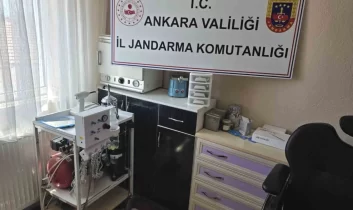 Ankara’da sahte diş doktoruna operasyon yapıldı