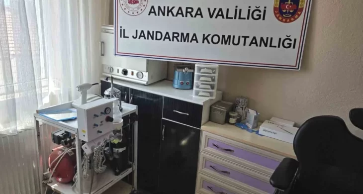 Ankara’da sahte diş doktoruna operasyon yapıldı