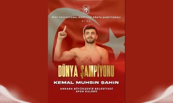 Ankara’dan dünya şampiyonluğuna: Kemal Muhsin Şahin zirveye çıktı