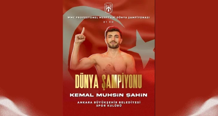 Ankara’dan dünya şampiyonluğuna: Kemal Muhsin Şahin zirveye çıktı