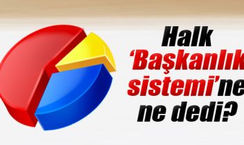 Halk ‘Başkanlık sistemi’ne ne dedi?