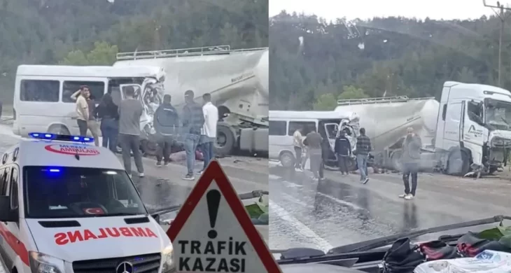 Antalya-Isparta karayolunda kaza: 7 ölü, 7 yaralı