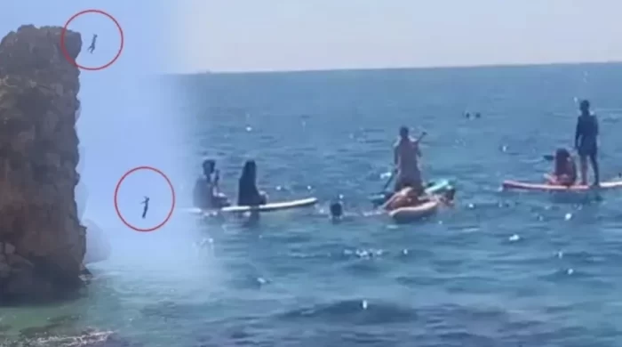 Antalya’da korku dolu anlar: Falezlerden atladı