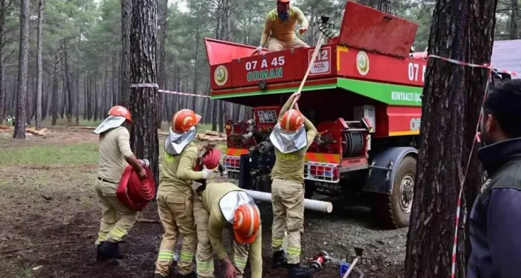 Antalya’da ormancılar 6 parkurda yarıştı