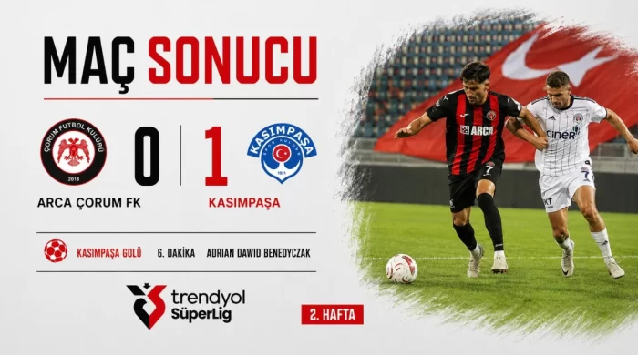 ARCA Çorum FK 0 Kasımpaşa 1 Çorum