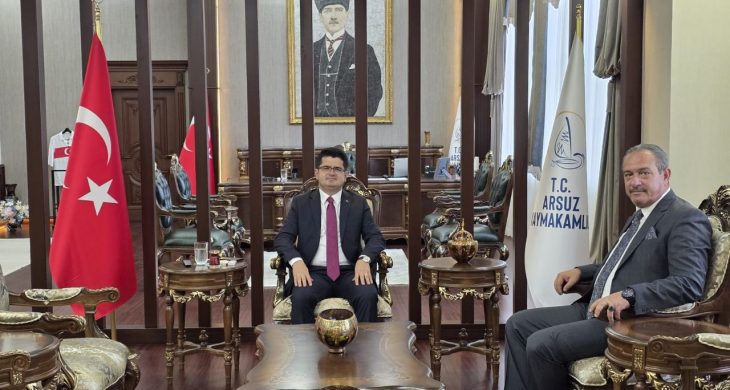 TİMBİR ve BHA’dan Arsuz Kaymakamı Fatih Eroğlu’na ziyaret