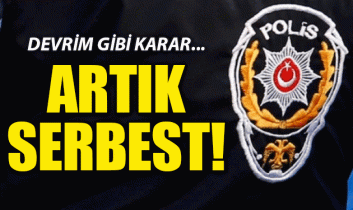 Artık polislerde de başörtüsü serbest