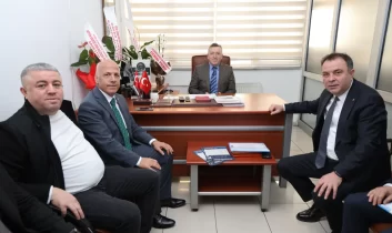 Artvin’de Oda Başkanlarından İl Müdürü Keskin’e hayırlı olsun ziyareti