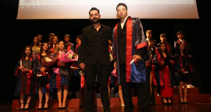 Artvin Spor Lisesi ise ikinci mezunlarını verdi
