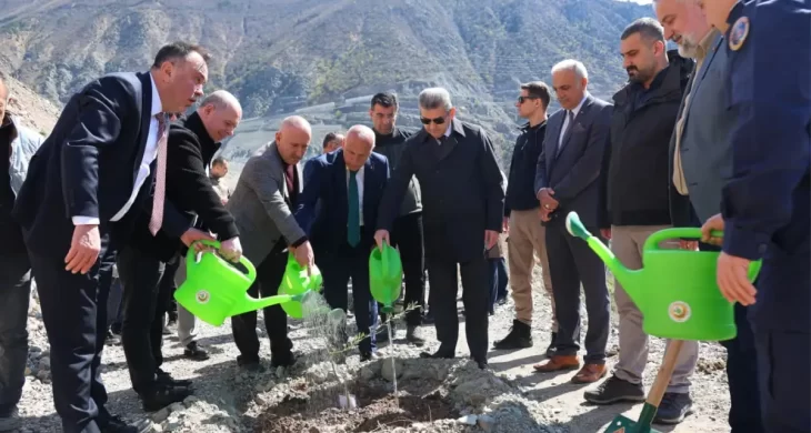Artvin’de 450 zeytin fidanı toprakla buluştu