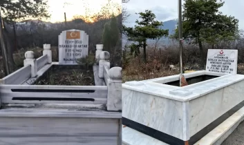Artvin’de şehit mezarlarının bakımı yapıldı