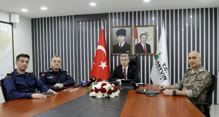 Artvin’’de” İl Güvenlik ve Asayiş Bilgilendirme Toplantısı” gerçekleştirildi