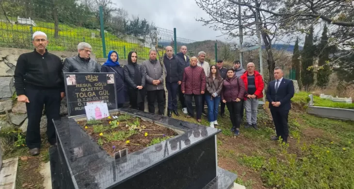 Artvinli Gazeteci Tolga Gül vefatının ikinci yılında özlemle anıldı