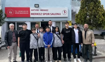 Artvinli Taekwondocular madalya için Antalya’ya gitti