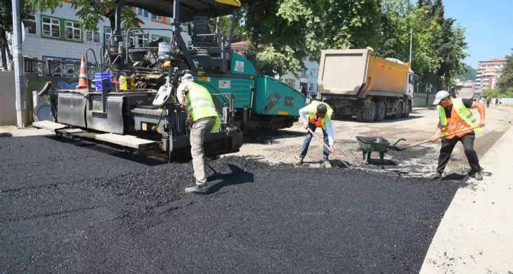 Giresun’da asfalt çalışmalarına hız verildi