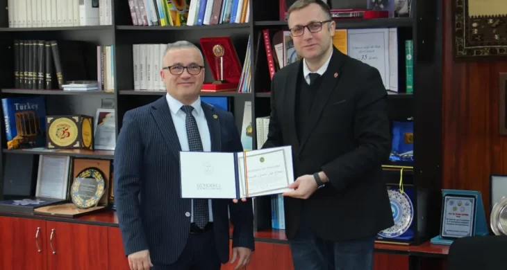 ASÜ’lü akademisyen Moldova  Hükümeti Onur Ödülü’ne layık görüldü