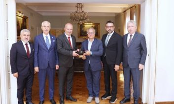 ATO Başkanı Baran ve heyetinden İtalya Büyükelçisi Marrapodi’ye ziyaret