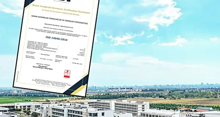ATÜ su ayak izi belgesi aldı