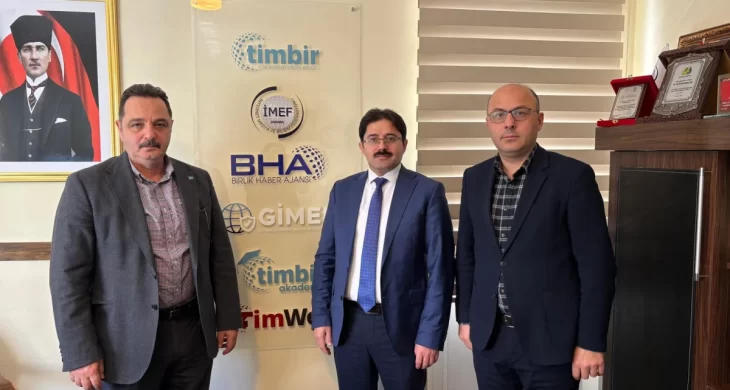 AYBÜ Esenboğa Kampüs Koordinatörü Şahbudak’tan TİMBİR ve BHA’ya ziyaret