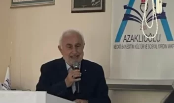 Azaklıoğlu Vakfı’ndan Giresun Emekli Valisi Şahin’e teşekkür plaketi