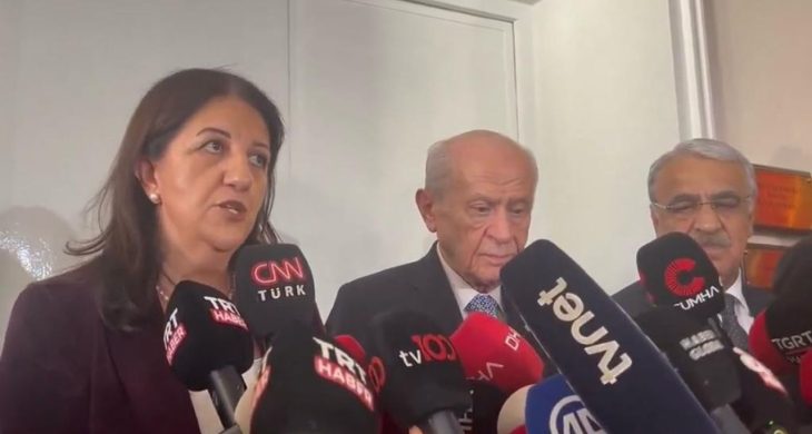 DEM Parti Heyeti, Bahçeli ile TBMM’de görüştü