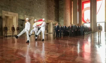 Bakan Bak İle Beraberindeki Heyet Anıtkabir’i Ziyaret Etti