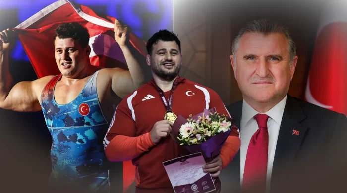 Bakan Bak’tan Rıza Kayaalp’e tarihi rekor sonrası tebrik