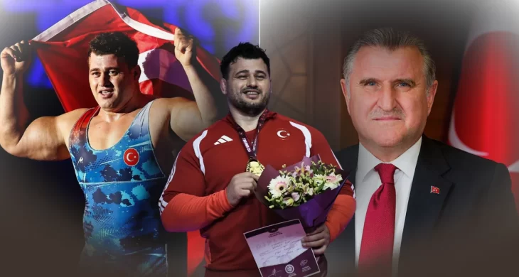 Bakan Bak’tan Rıza Kayaalp’e tarihi rekor sonrası tebrik