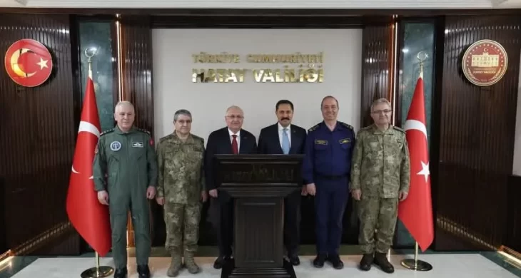 Bakan Güler Hatay Valiliği’ni ziyaret etti