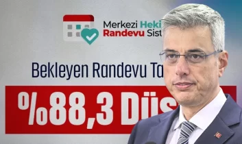 Bakan Memişoğlu: Bekleyen randevu sayısında %88,3’lük düşüş