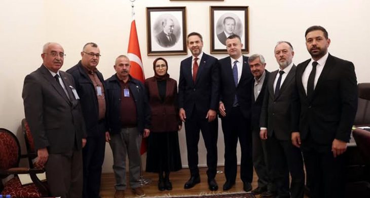 AK Parti Beypazarı heyetinden Enerji Bakanı’na ziyaret