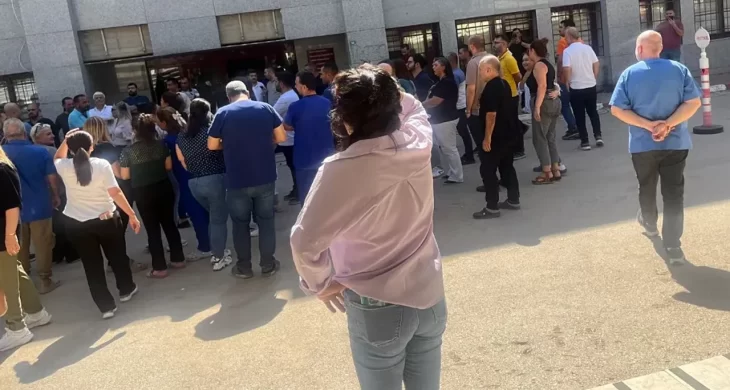 Balcalı hastanesi çalışanları İş bıraktı