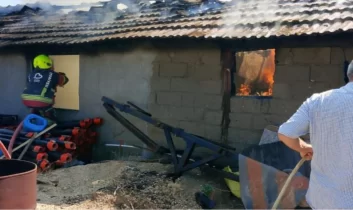 Bandırma’da dam yangını: alevlerin yayılması önlendi