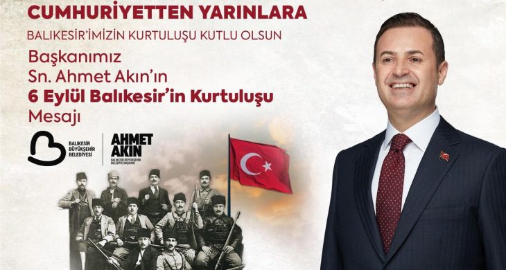 Belediye Başkanı Akın; Balıkesir’in kurtuluşunun 103’üncü yıldönümünü kutladı